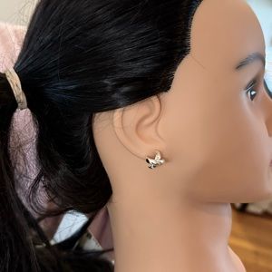 Sterling silver pierced earrings jewelry